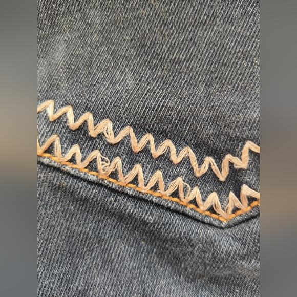 Denim Button Jacket - Picture 6 of 16